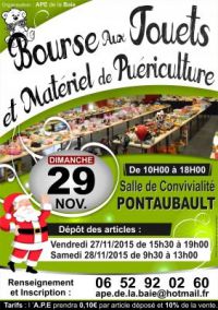 Bourse aux jouets et matériel de puériculture Pontaubault