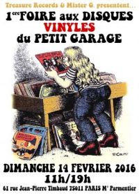 1 ère foire aux disques vinyles du petit garage