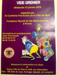 Vide-greniers Organisé par la Confrérie Pornicaise de la Tête de Veau