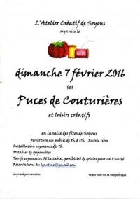 Marché aux puces de couturières et loisirs créatifs