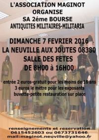 Bourse militaria organisée par Maginot neuville