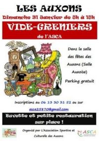Vide grenier organisé par l'ASCA