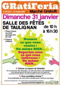 Gratiféria - Marché du gratuit organisé par L'association Bien Vivre Ensemble
