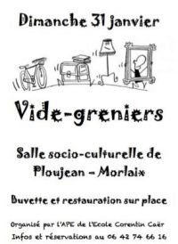 Vide-greniers organisé par l'APE Corentin Caër