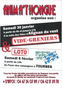 Vide-grenier organisé par Anima'thongue