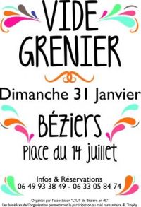 Vide-grenier organisé par l'Association étudiante