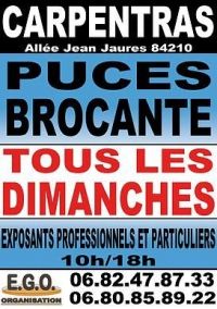 Marché aux puces, brocante de Carpentras