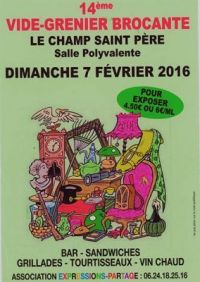 14ème vide-grenier de l'association expressions-partage