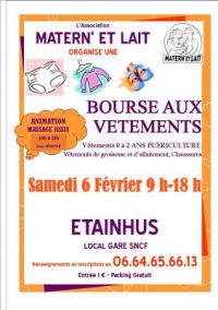 Bourse aux vêtements et puériculture