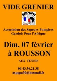 Vide-grenier de l'ASPGPA Rousson