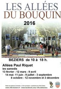 Marché aux livres Les allées du bouquin de Béziers