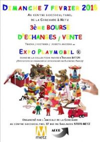Bourse d'échanges jouets anciens, trains, voitures Metz