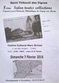 8ème salon toutes collections Saint Thibault des Vignes