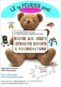 Bourse aux jouets, vêtements enfants et puériculture Marchiennes