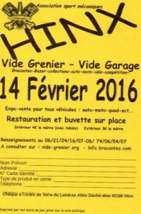 Vide-greniers vide-garage, Hinx