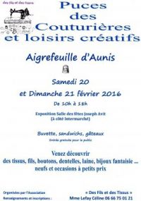 Puces des couturières et des loisirs créatifs d'Aigrefeuille d'Aunis