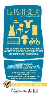 Ouverture mensuelle de la ressourcerie "le petit souk" de Lyon