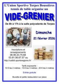 Vide-grenier de l'Union sportive de Torpes