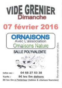 Vide-grenier d'Ornaisons