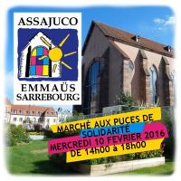 Marché aux puces de solidarité  Assajuco Emmaüs de Sarrebourg
