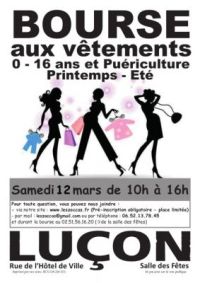 Bourse aux vêtements 0-16 ans printemps/été et puériculture de Luçon