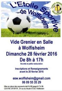 Marché aux puces de l'Etoile sportive de Wolfisheim