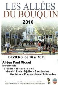 Marché aux livres Les allées du bouquin de Béziers