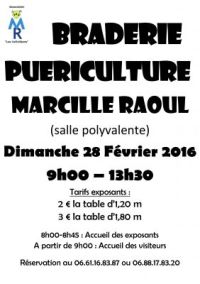 Braderie puériculture (0 - 16 ans) vêtements jouets - livres à Marcille Raoul