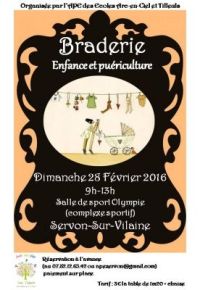 Braderie enfance et puériculture de Servon sur Vilaine
