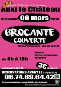 Brocante couverte d'Auxi Le Château