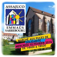 Marché aux puces de solidarité  Assajuco Emmaüs de Sarrebourg