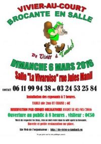 Brocante en salle de Vivier au court