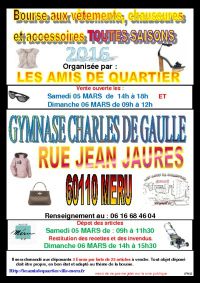 Bourse aux vêtements, chaussures, accessoires toutes saisons à Méru