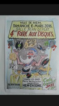 La foire aux disques vinyles CD DVD de Hem