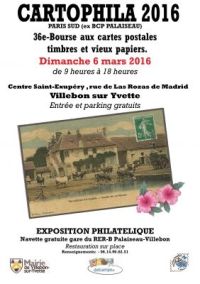 Cartophila 2016 de Villebon sur Yvette