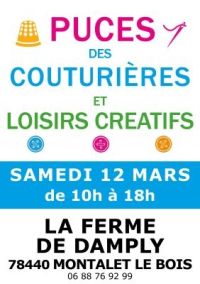 Puces des couturières et loisirs créatifs de Montalet le bois