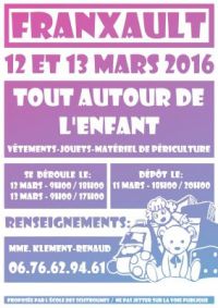 Bourse tout autour de l'enfant à Franxault