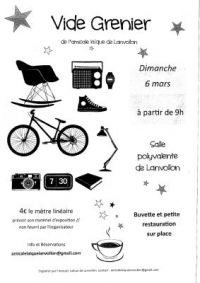 Vide grenier de l'amicale laique de Lanvollon
