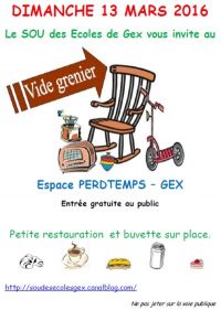 Vide grenier du sou des écoles de Gex