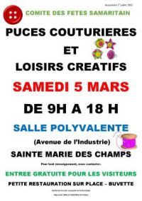 Puces couturières et loisirs créatifs de Sainte Marie des Champs