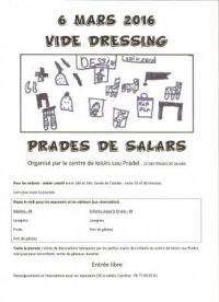 Bourse aux vêtements / vide dressing de Prades Salars