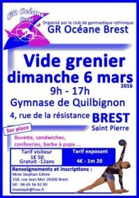 Vide grenier de l'association GR Océane de Brest