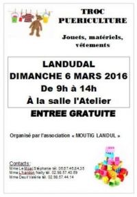 Troc puériculture- jouets - matériels - vêtements de Landudal