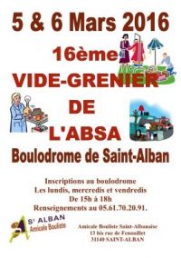 Vide-grenier de l'ABSA de Saint Alban