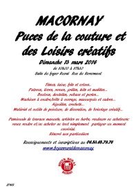 Puces de la couture et des loisirs créatifs de Macornay