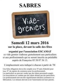 Vide-grenier de Sabres