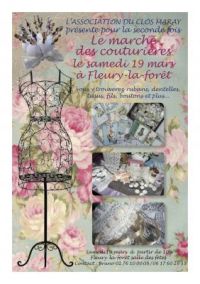 Le marché des couturières de Fleury la Forêt