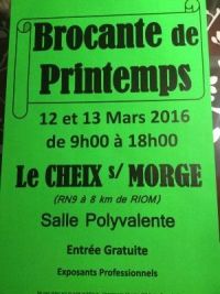 Brocante de Printemps du Cheix