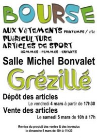 Bourse aux vêtements, puériculture et articles de sport de Grézillé