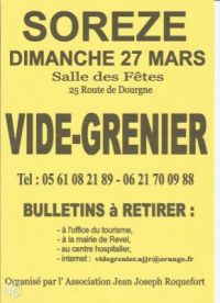 Vide-grenier de Sorèze